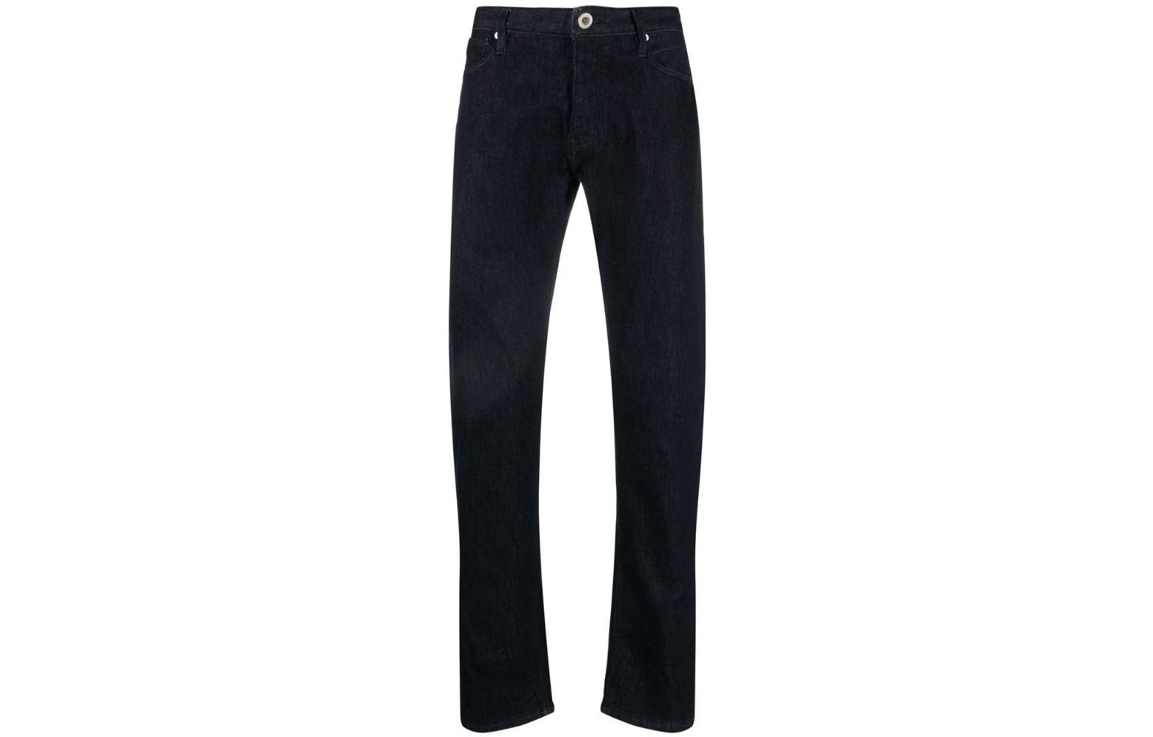 Emporio Armani Мужские джинсы темно-синего цвета, прямого кроя
Emporio Armani Мужские джинсы темно-синего цвета, прямого кроя