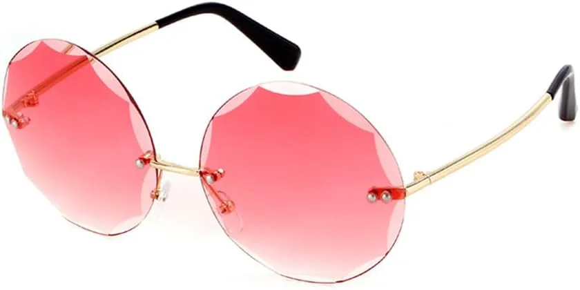 Круглые солнцезащитные очки без оправы для женщин в стиле ретро с металлической оправой и кристальными вставками, прозрачные, большие по размеру VFDHN, C2
Круглые солнцезащитные очки без оправы для женщин в стиле ретро с металлической оправой и кристальными вставками, прозрачные, большие по размеру VFDHN, C2