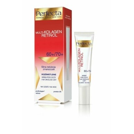 Perfecta Multi-Collagen Retinol 60+/70+ Крем для уменьшения и осветления морщин, 15 мл, Perfecta/Dax 
Perfecta Multi-Collagen Retinol 60+/70+ Крем для уменьшения и осветления морщин, 15 мл, Perfecta/Dax
