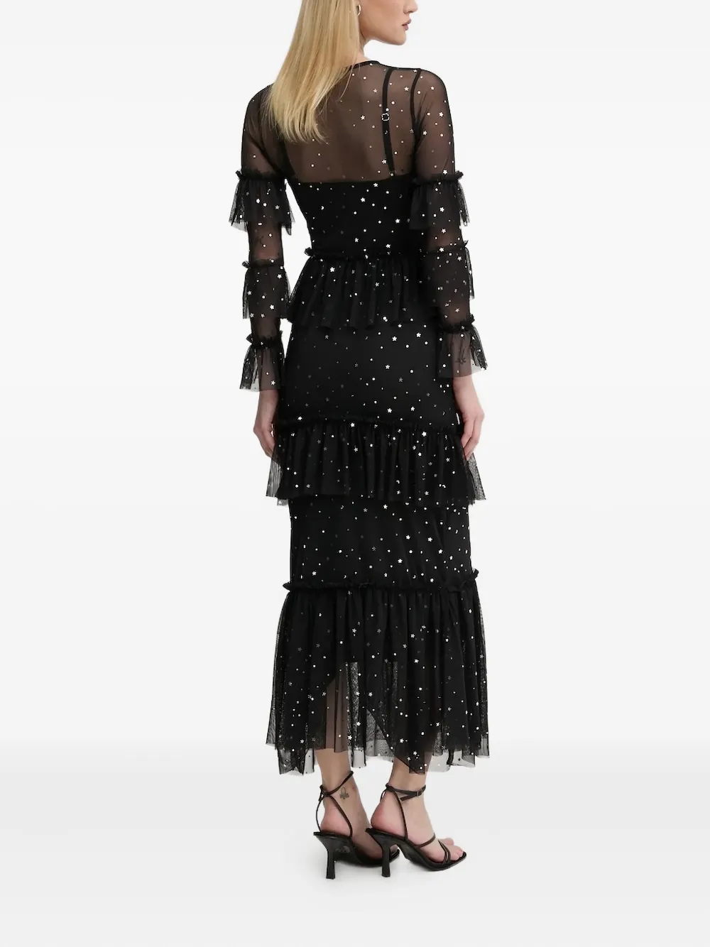 Многоярусное макси-платье со звездами NEVER FULLY DRESSED, черный
Многоярусное макси-платье со звездами NEVER FULLY DRESSED, черный