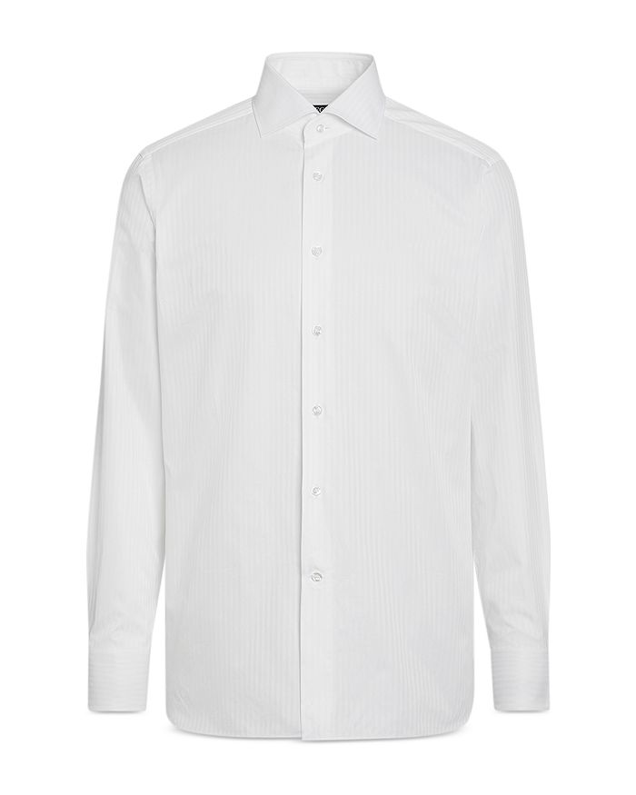 Сорочка Centoventimila с рельефной планкой на пуговицах ZEGNA, белый
Сорочка Centoventimila с рельефной планкой на пуговицах ZEGNA, белый