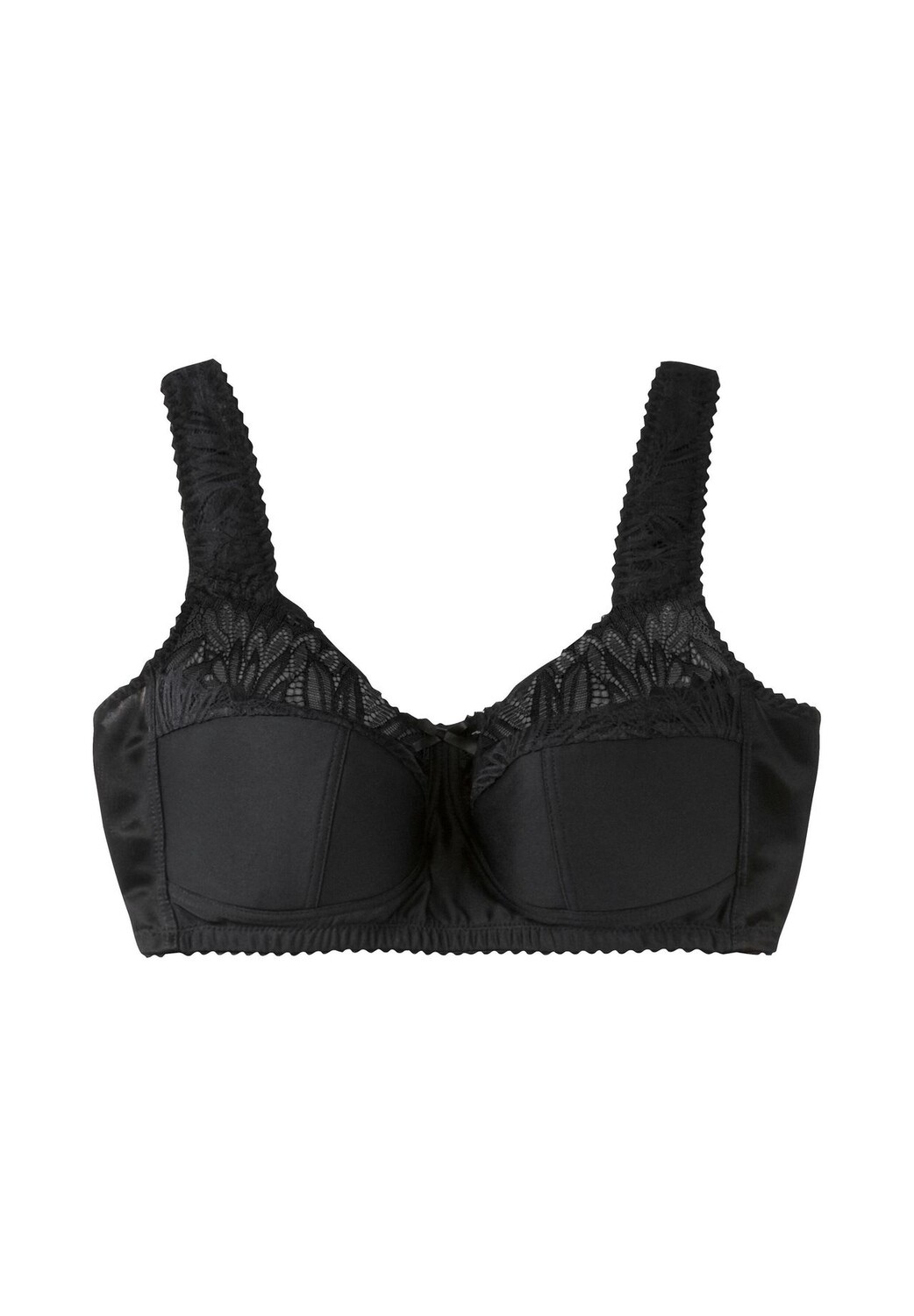 Рельефный бюстгальтер без косточек, на кружеве Sheego, черный
Рельефный бюстгальтер без косточек, на кружеве Sheego, черный