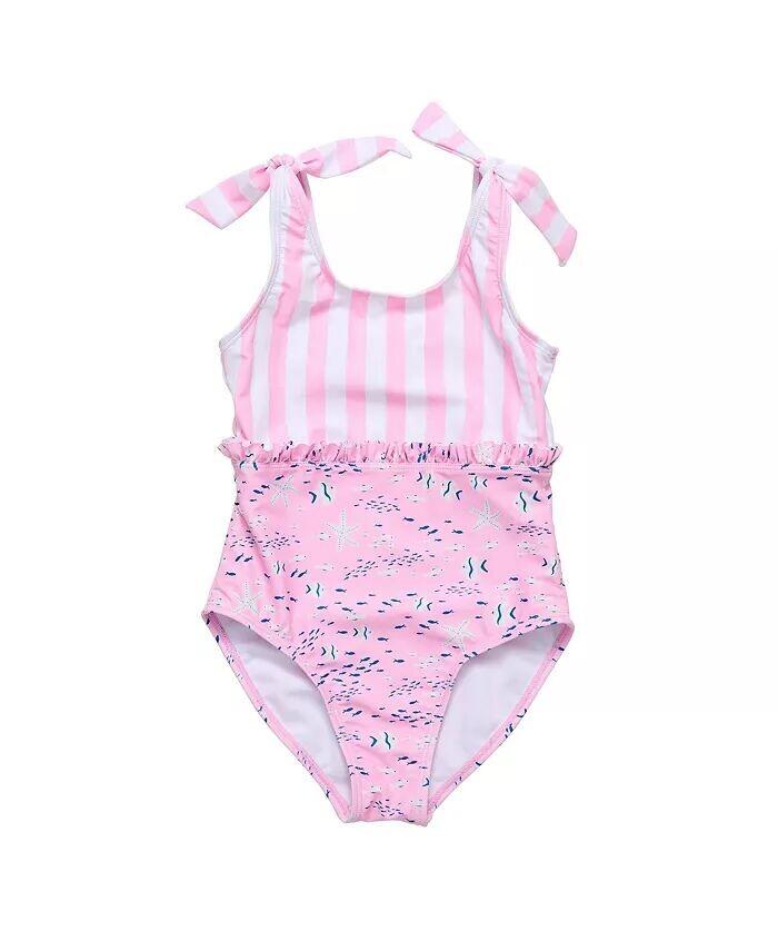 Розовый купальник с завязкой на плечах и завязкой на плечах для малышей и девочек Snapper Rock, розовый
Розовый купальник с завязкой на плечах и завязкой на плечах для малышей и девочек Snapper Rock, розовый