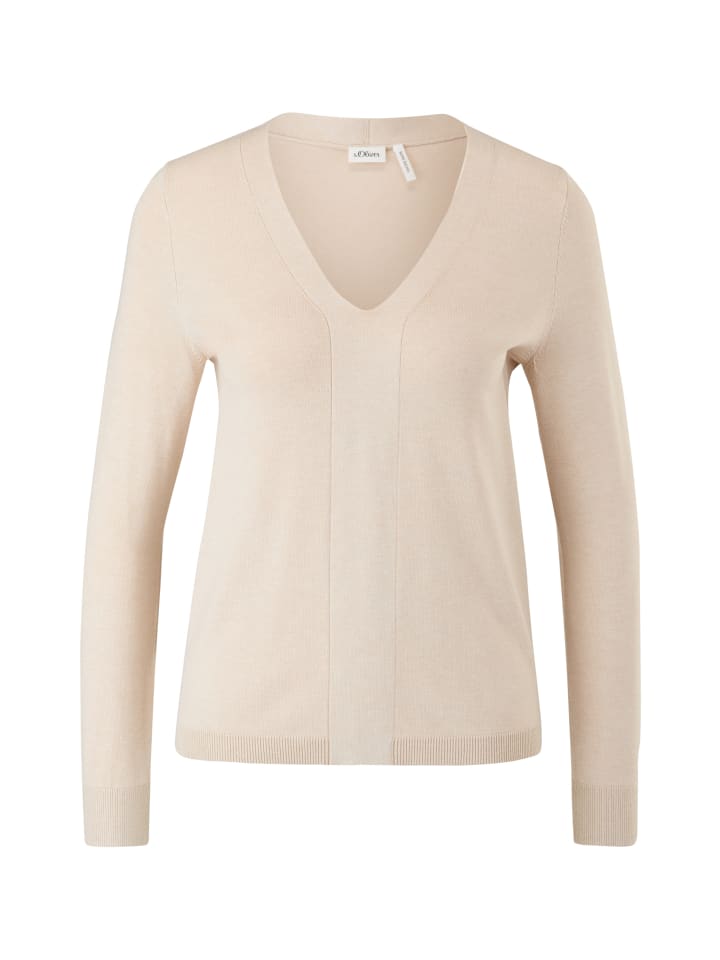 Вязаный свитер в цвете 81W0_бежевый s.Oliver
Вязаный свитер в цвете 81W0_бежевый s.Oliver