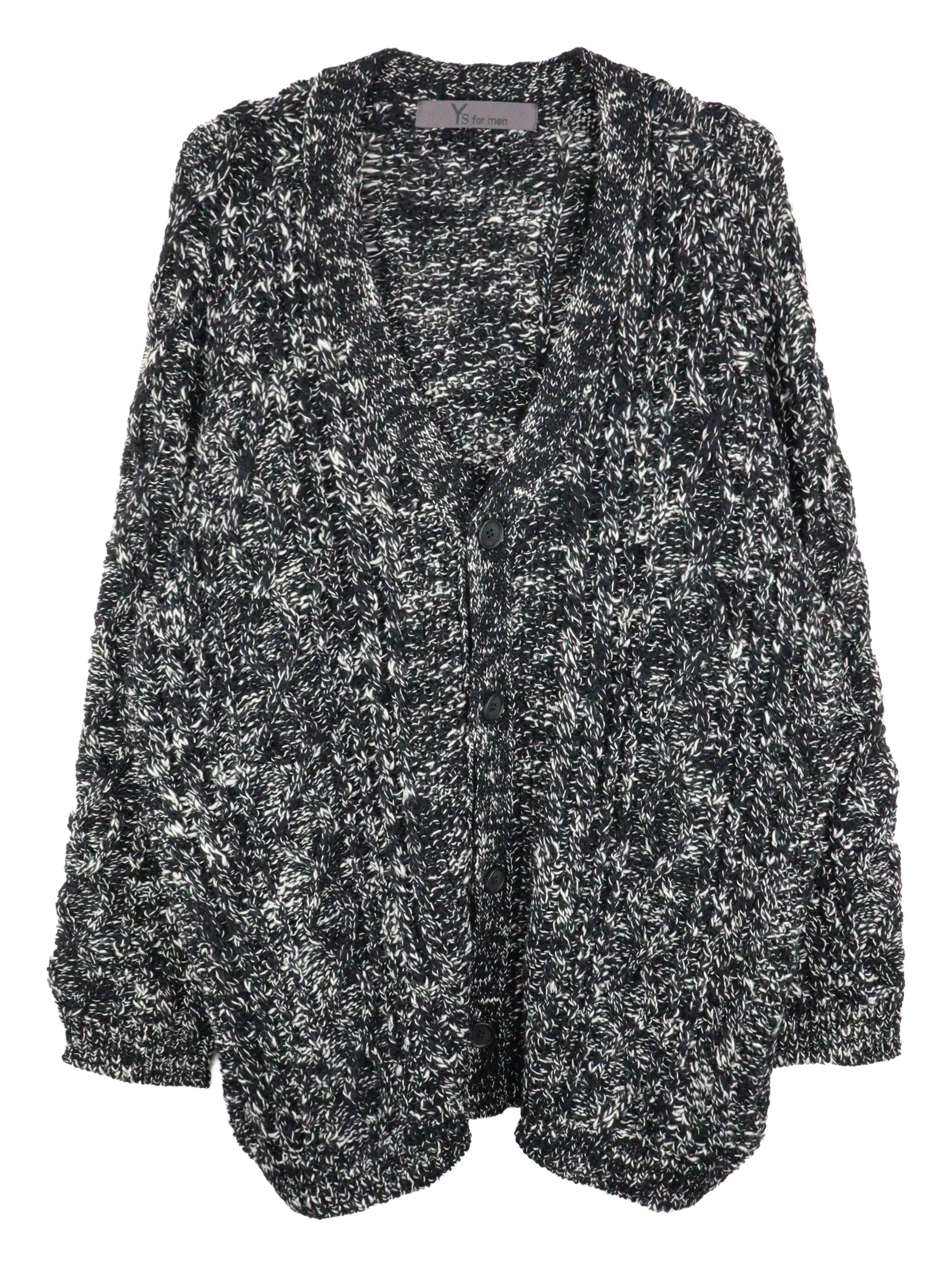 Кардиган с V-образным вырезом Y'S, черный
Кардиган с V-образным вырезом Y'S, черный