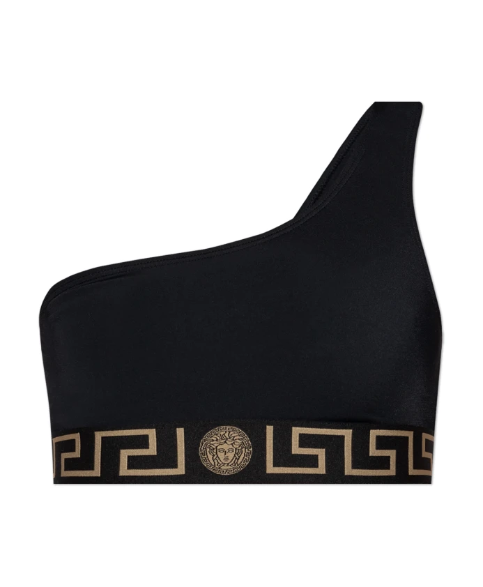Бикини-Топ на одно плечо Versace, черный
Бикини-Топ на одно плечо Versace, черный