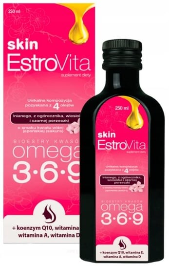 Estrovita, Skin, Омега-кислоты сакуры, 250 мл Skotan
Estrovita, Skin, Омега-кислоты сакуры, 250 мл Skotan