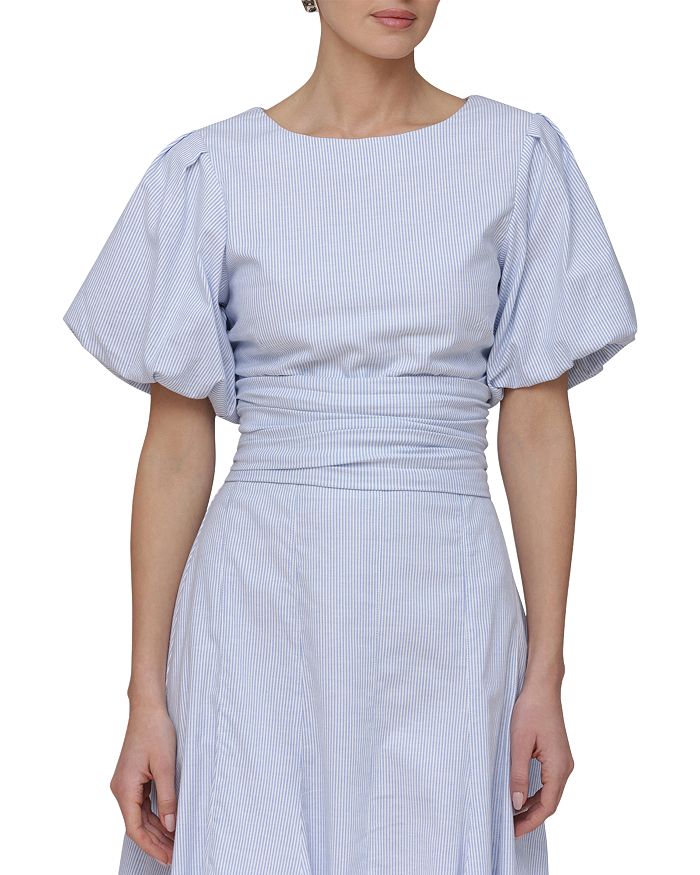 Топ с пышными рукавами Bagatelle, синий
Топ с пышными рукавами Bagatelle, синий