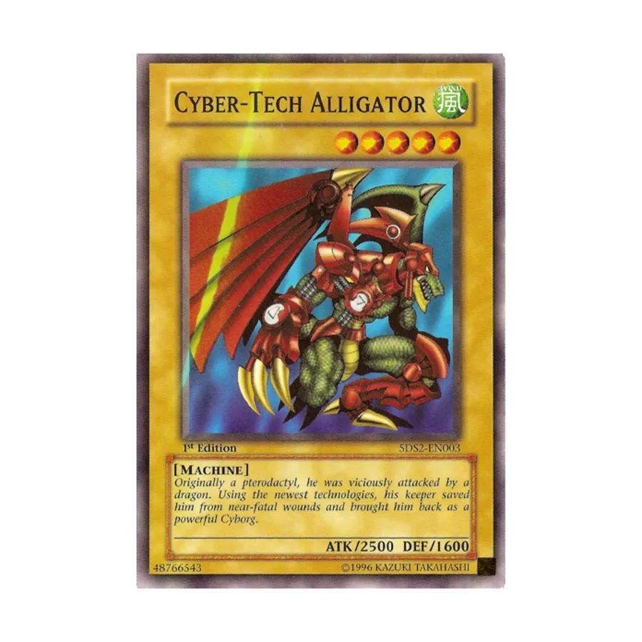 CCG Кибертехнологический Аллигатор (Обычный), Yu-Gi-Oh - Structure Deck - Yu-Gi-Oh! 5D's 2 - Singles
CCG Кибертехнологический Аллигатор (Обычный), Yu-Gi-Oh - Structure Deck - Yu-Gi-Oh! 5D's 2 - Singles