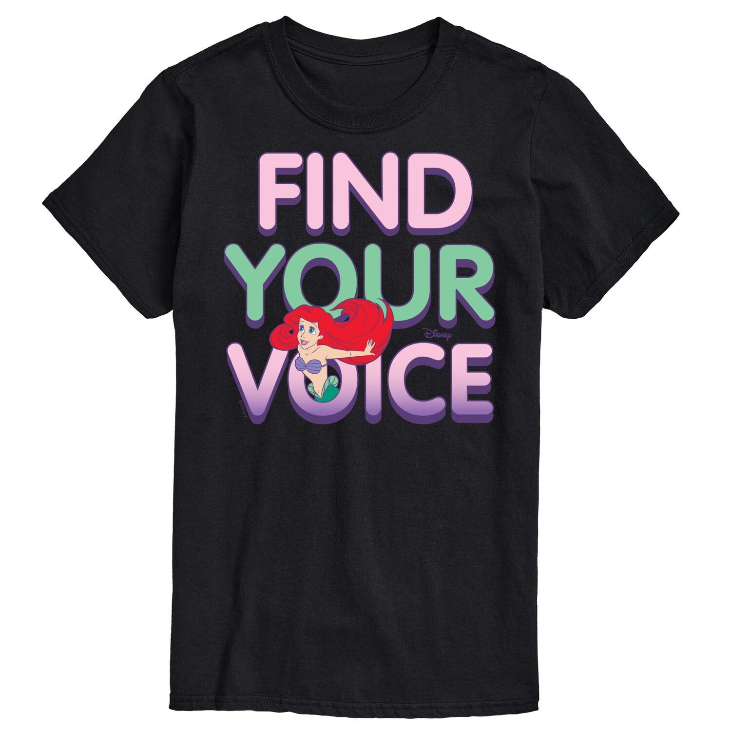 Футболка's The Little Mermaid Big & Tall Ariel с рисунком Disney, черный
Футболка's The Little Mermaid Big & Tall Ariel с рисунком Disney, черный