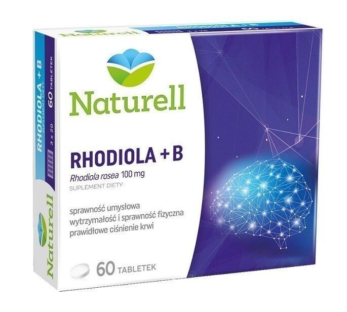 Naturell Rhodiola + B набор витаминов и минералов, 60 шт.
Naturell Rhodiola + B набор витаминов и минералов, 60 шт.