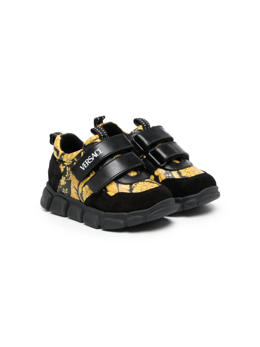 Кроссовки на липучке с принтом Barocco Versace Kids, черный
Кроссовки на липучке с принтом Barocco Versace Kids, черный