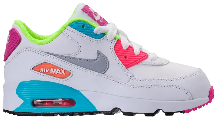 Кроссовки Nike Air Max 90 Leather PS 'White Multi-Color', белый
Кроссовки Nike Air Max 90 Leather PS 'White Multi-Color', белый