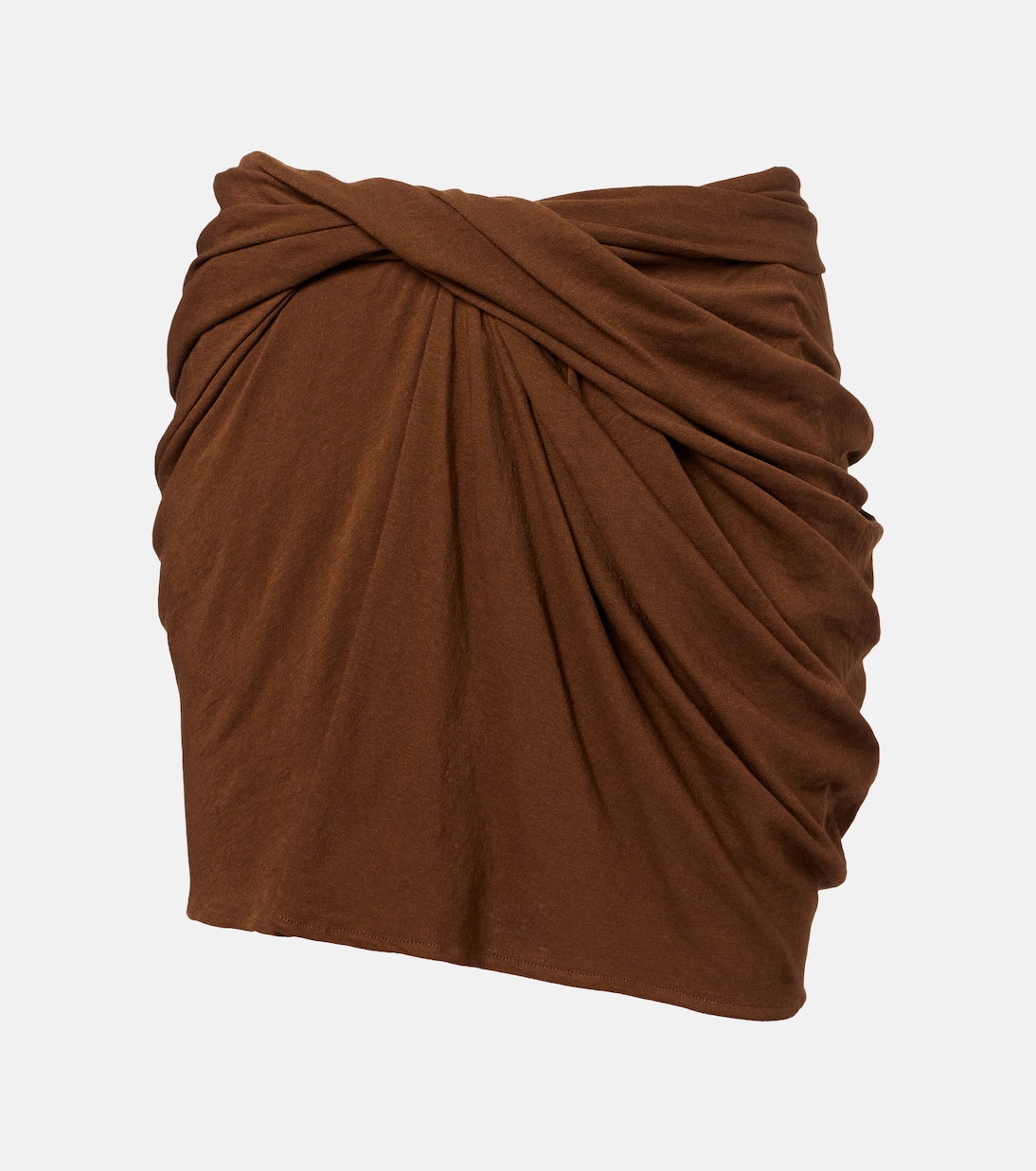 Собранная мини-юбка из хлопкового джерси с добавками Entire Studios, Maple
Собранная мини-юбка из хлопкового джерси с добавками Entire Studios, Maple