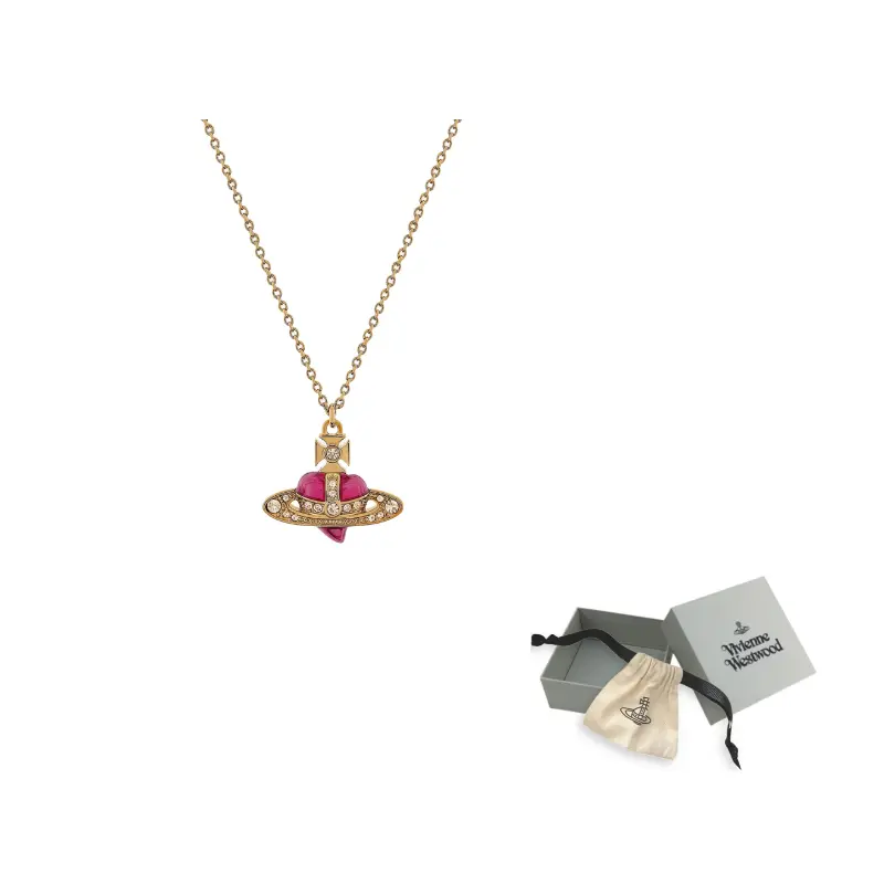 Vivienne Westwood Латунное ожерелье Women's Gold/Vintage Pink
Vivienne Westwood Латунное ожерелье Women's Gold/Vintage Pink