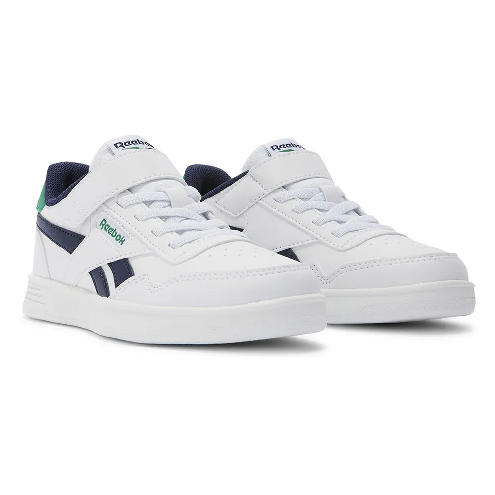 Кроссовки Reebok Court Advance Elastic & Top Strap children, белый 
Кроссовки Reebok Court Advance Elastic & Top Strap children, белый