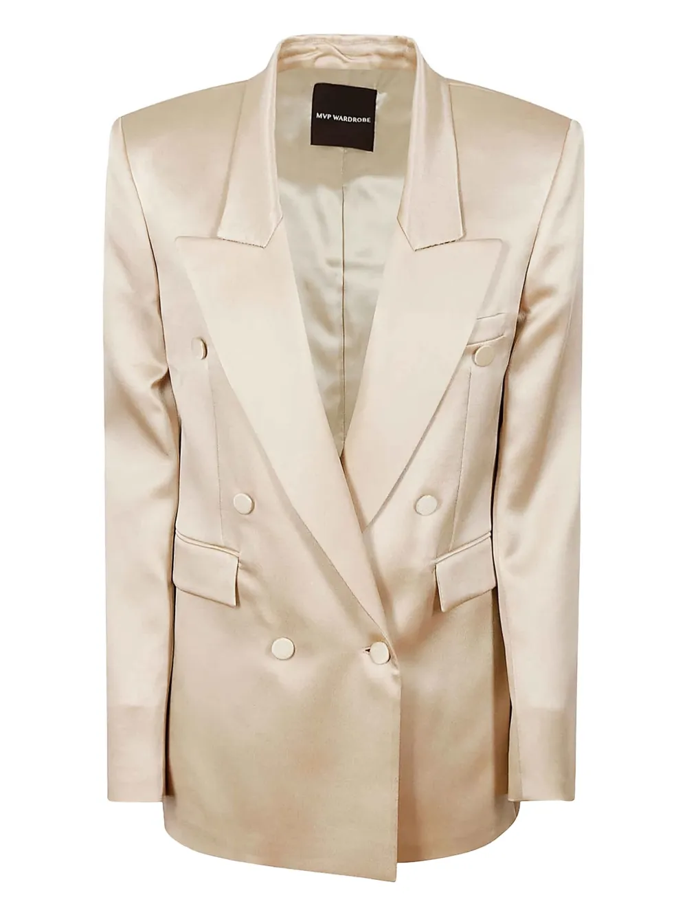 Двубортный блейзер mvp wardrobe, нейтральный
Двубортный блейзер mvp wardrobe, нейтральный
