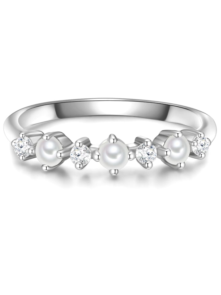 Glanzstücke München Серебряное кольцо с кубическим цирконием и культивированным пресноводным жемчугом в серебряной оправе
Glanzstücke München Серебряное кольцо с кубическим цирконием и культивированным пресноводным жемчугом в серебряной оправе