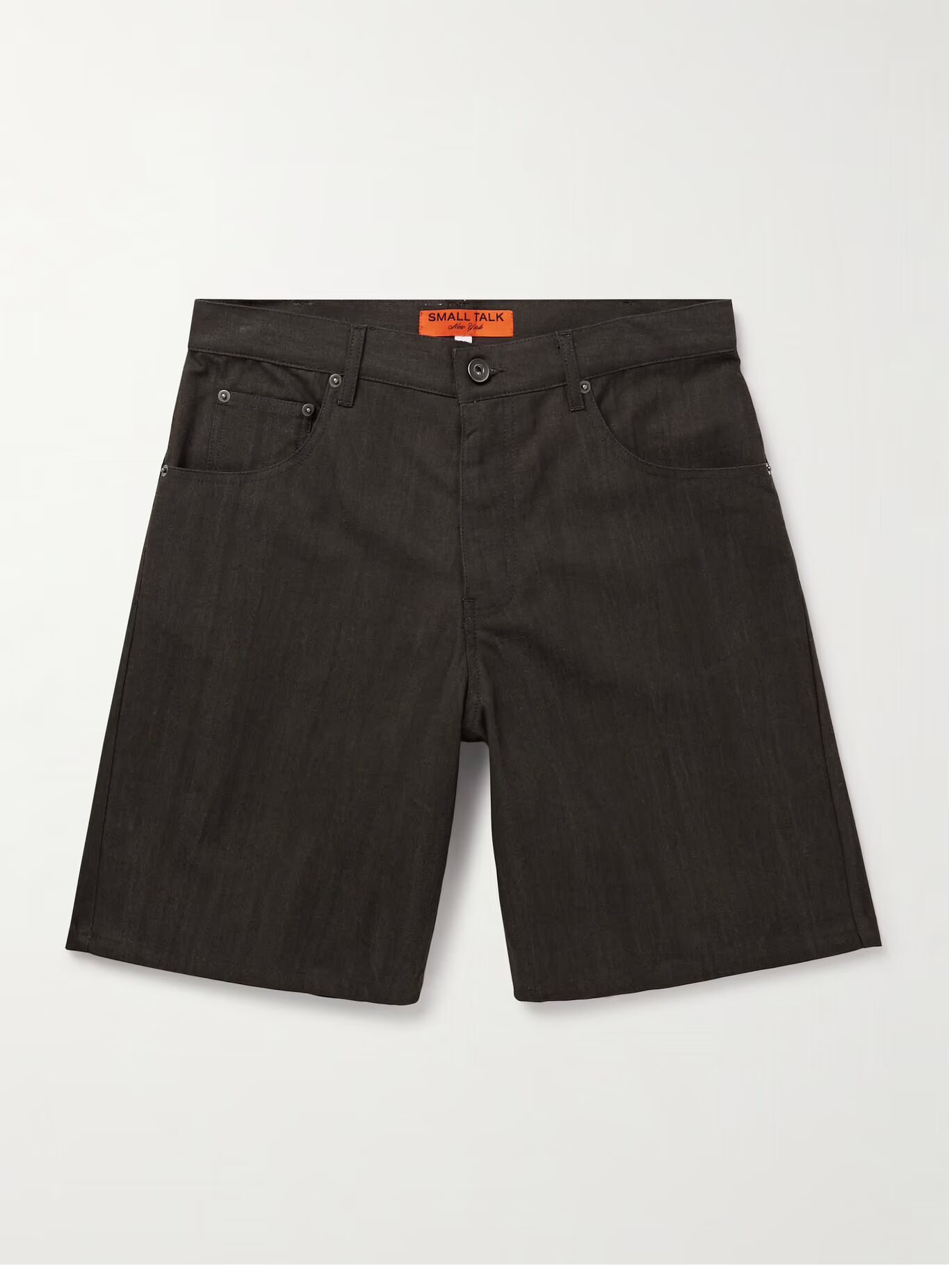 Прямые шорты из хлопчатобумажной ткани SMALL TALK, темно-коричневый
Прямые шорты из хлопчатобумажной ткани SMALL TALK, темно-коричневый