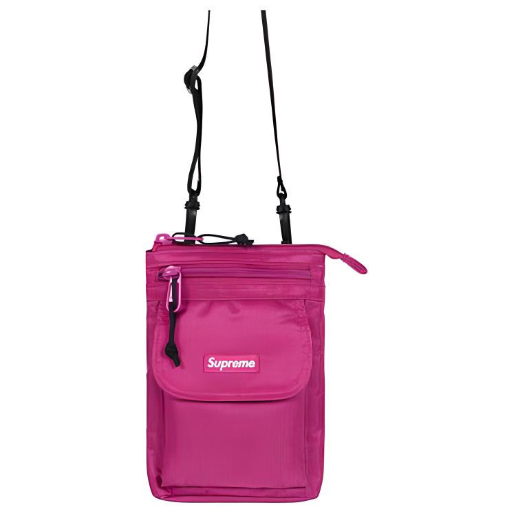 FW19 Нейлоновая сумка через плечо, унисекс розово-красная Supreme
FW19 Нейлоновая сумка через плечо, унисекс розово-красная Supreme