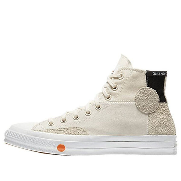 Кроссовки rokit x chuck taylor 70 hi top 'white' Converse, бежевый 
Кроссовки rokit x chuck taylor 70 hi top 'white' Converse, бежевый