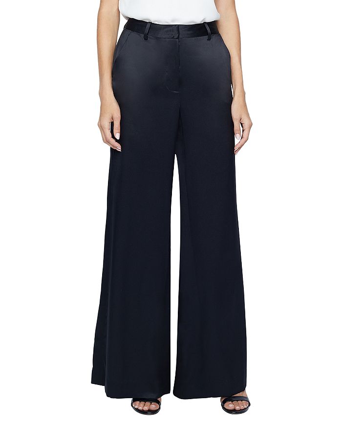 Пилар Широкие шелковые брюки L'AGENCE, черный
Пилар Широкие шелковые брюки L'AGENCE, черный