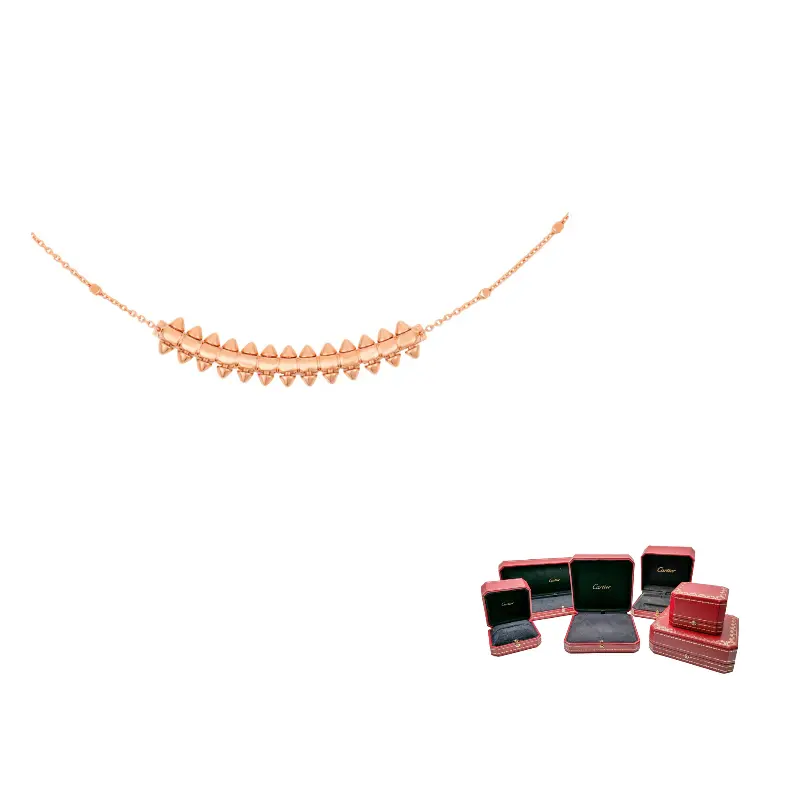 Ожерелье Clash De Necklaces унисекс Cartier, розовое золото
Ожерелье Clash De Necklaces унисекс Cartier, розовое золото