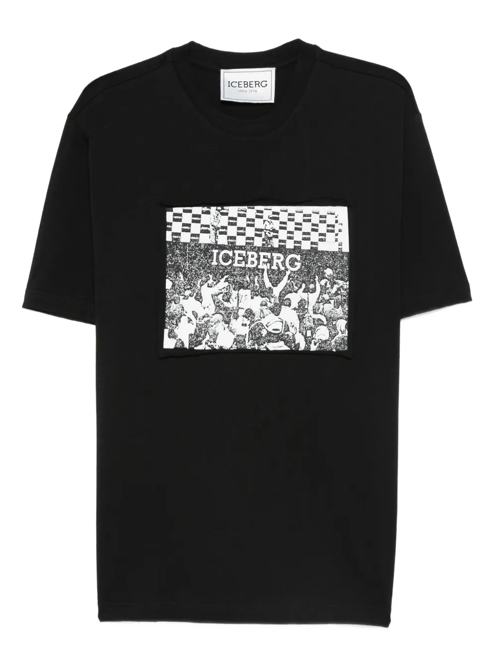 Хлопковая футболка с графическим принтом Iceberg, черный
Хлопковая футболка с графическим принтом Iceberg, черный