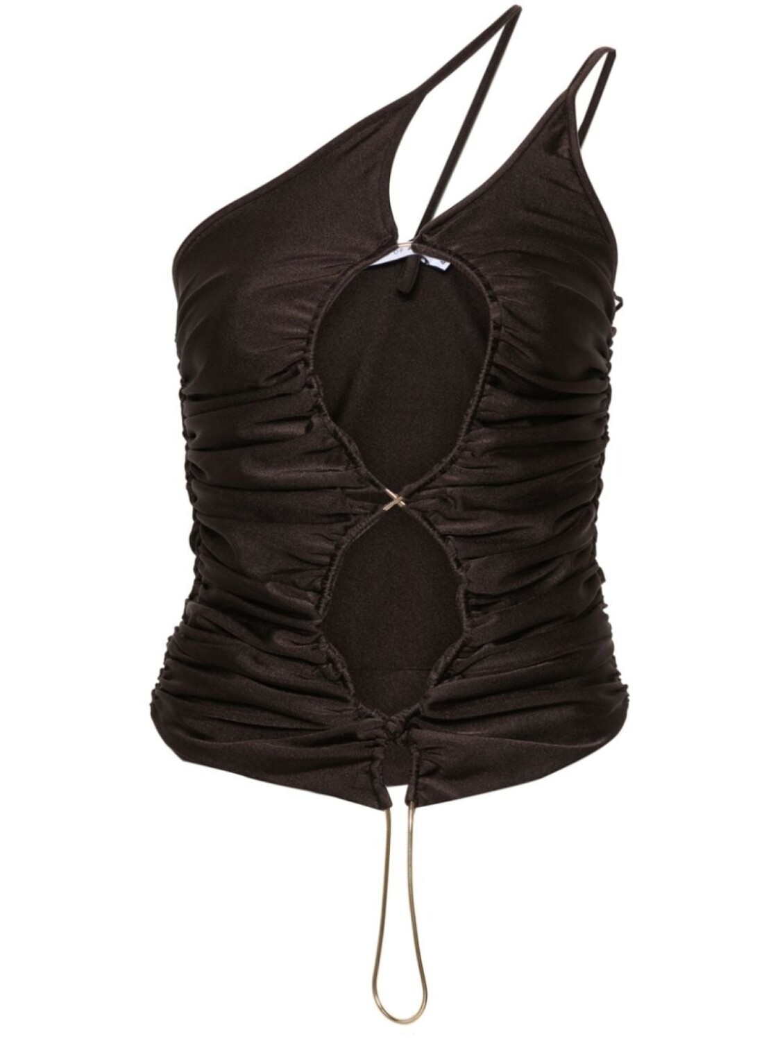 Топ асимметричный с вырезом Amen, коричневый
Топ асимметричный с вырезом Amen, коричневый