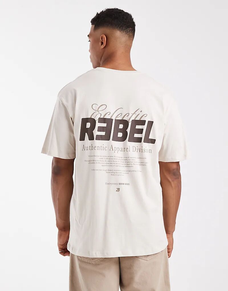 Футболка JJ Rebel свободного кроя с эклектичным принтом на спине бежевого цвета, Бежевый, Футболка JJ Rebel свободного кроя с эклектичным принтом на спине бежевого цвета
Футболка JJ Rebel свободного кроя с эклектичным принтом на спине бежевого цвета, Бежевый, Футболка JJ Rebel свободного кроя с эклектичным принтом на спине бежевого цвета