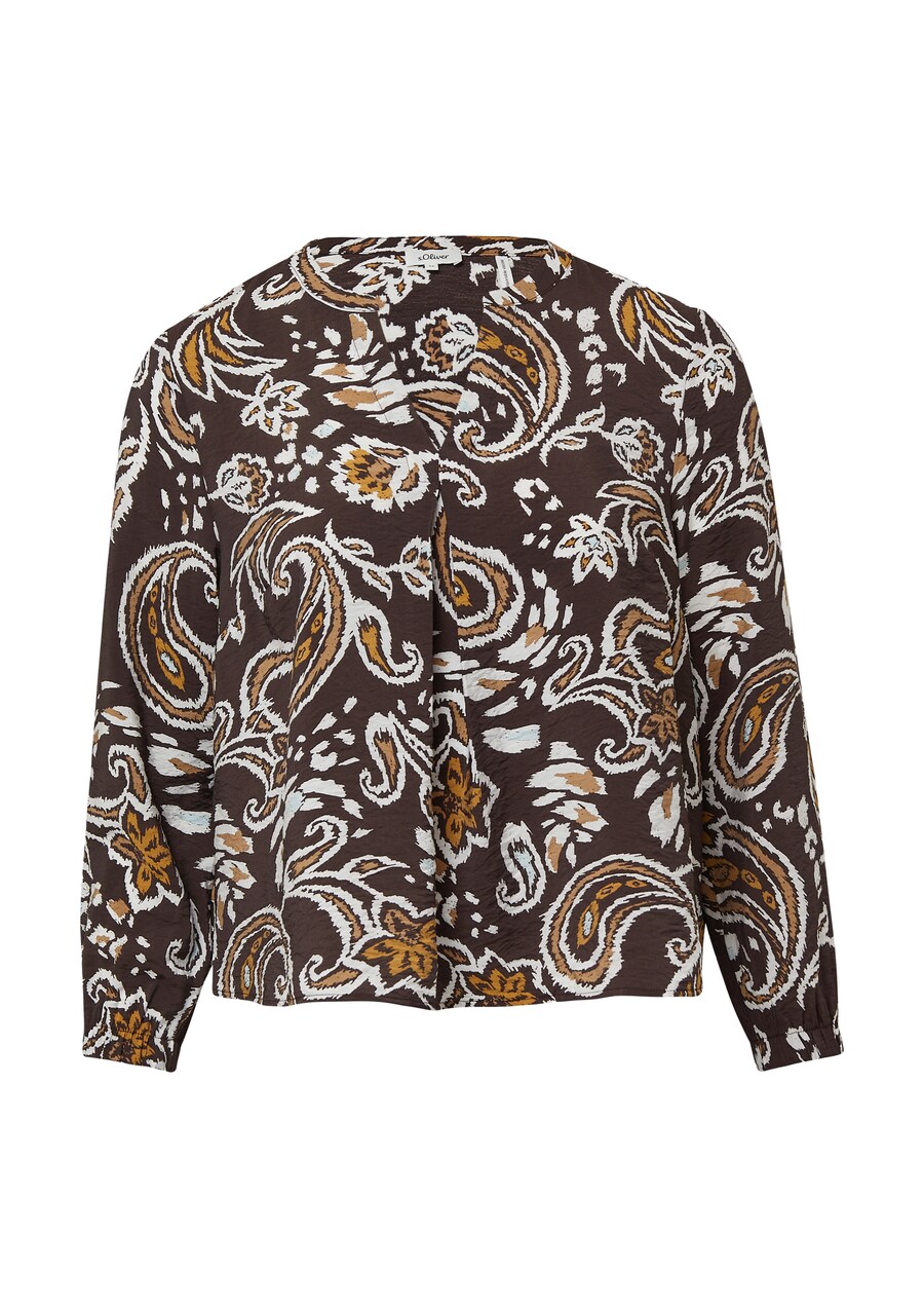 Блуза s.Oliver, темно-коричневый
Блуза s.Oliver, темно-коричневый