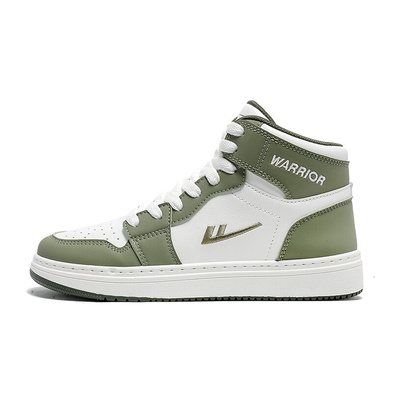 Кеды, скейтборд обувь женская высокая зеленый/белый Warrior
Кеды, скейтборд обувь женская высокая зеленый/белый Warrior