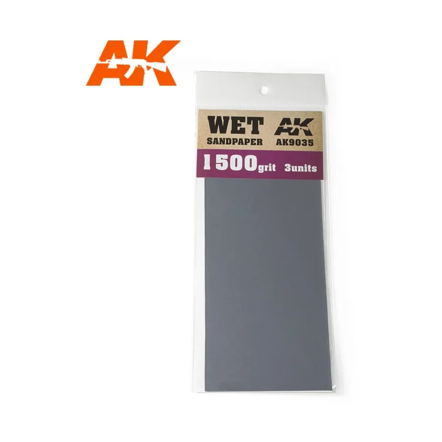 Наждачная бумага зернистостью 1500 (мокрая), Supplies & Accessories (AK-Interactive)
Наждачная бумага зернистостью 1500 (мокрая), Supplies & Accessories (AK-Interactive)