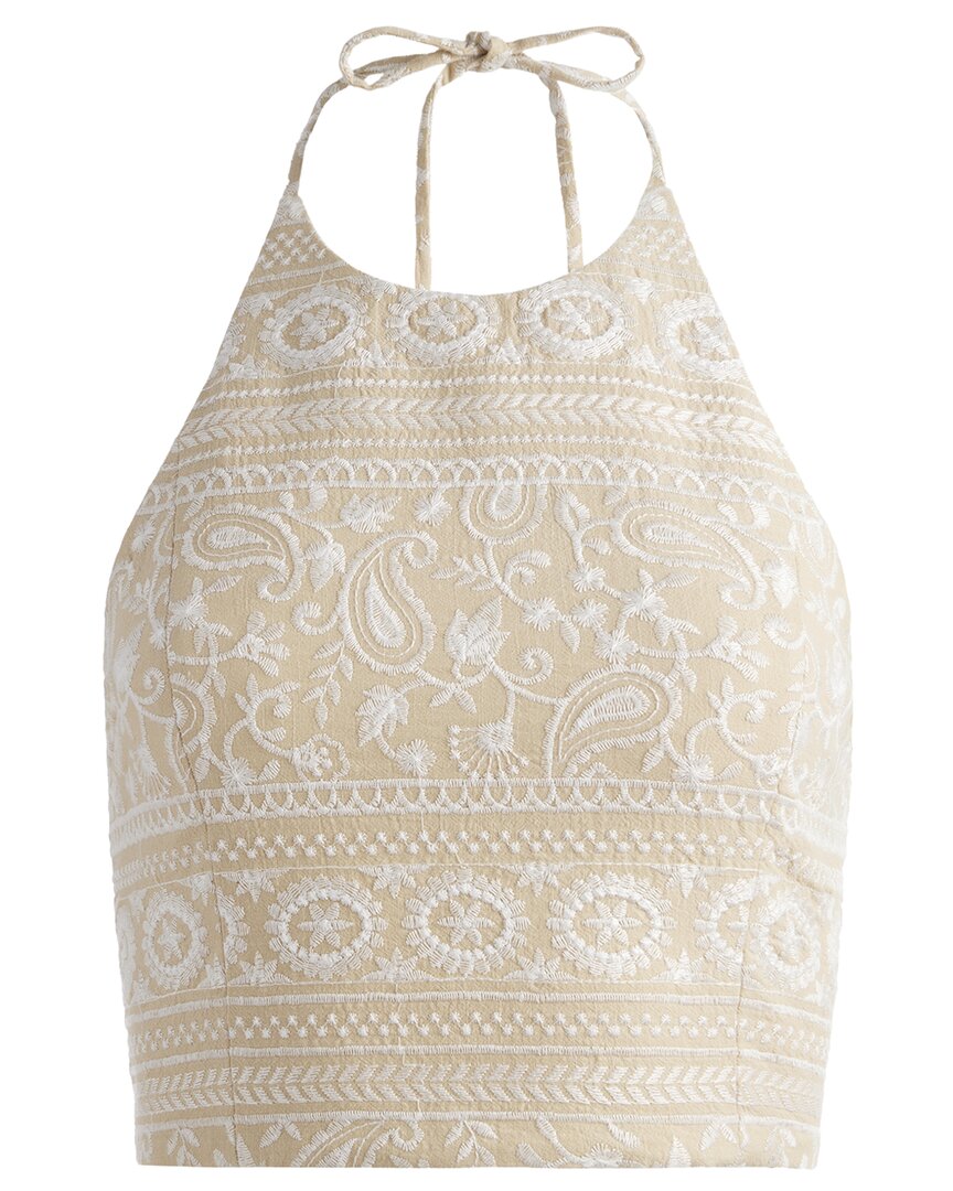 Alice + olivia Джейми укороченный топ, белый
Alice + olivia Джейми укороченный топ, белый