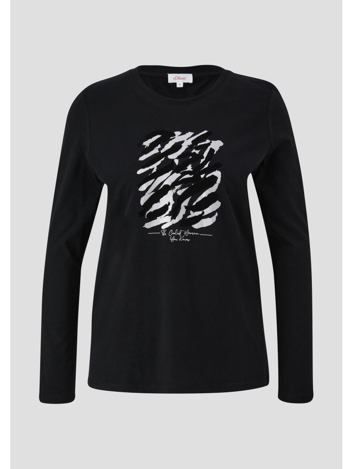 s.Oliver Лонгслив цвета 99D0_черный
s.Oliver Лонгслив цвета 99D0_черный