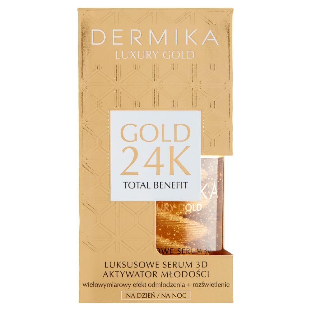 Сыворотка для лица Dermika Luxury Gold 24K, 60 гр
Сыворотка для лица Dermika Luxury Gold 24K, 60 гр