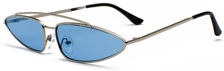 Треугольные солнцезащитные очки для женщин, двойная перемычка, маленькая оправа, ретро-очки для активного отдыха, защита от УФ-излучения UV400 для женщин generic, C1 Silver Blue
Треугольные солнцезащитные очки для женщин, двойная перемычка, маленькая оправа, ретро-очки для активного отдыха, защита от УФ-излучения UV400 для женщин generic, C1 Silver Blue