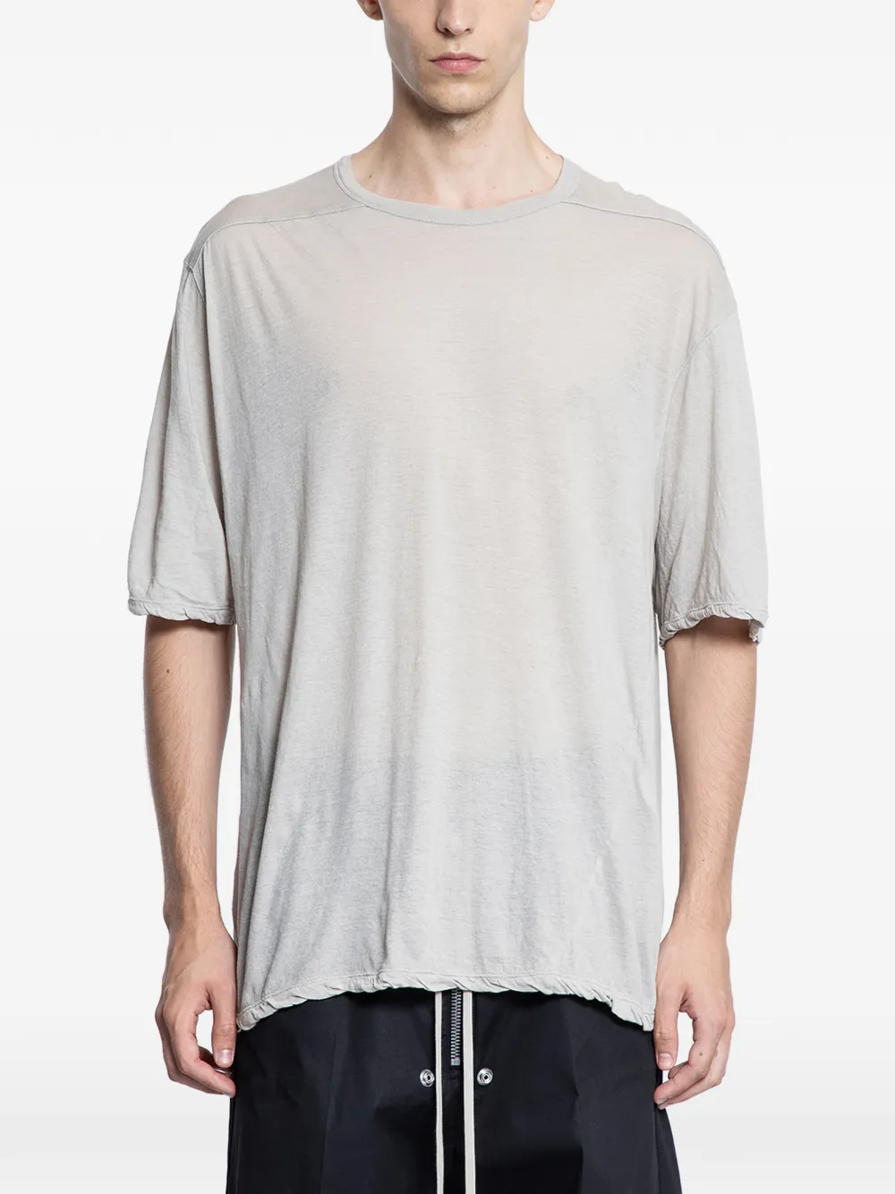 Футболка с короткими рукавами Rick Owens, серый
Футболка с короткими рукавами Rick Owens, серый