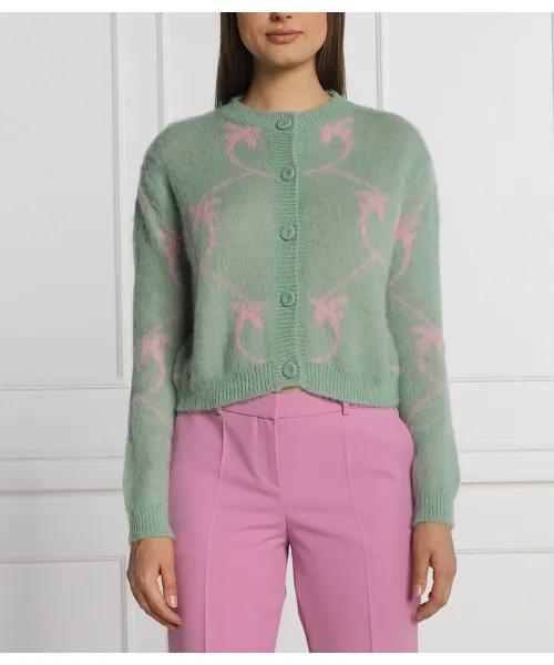 Стирка кардигана 2 Cropped fit Pinko, зеленый
Стирка кардигана 2 Cropped fit Pinko, зеленый
