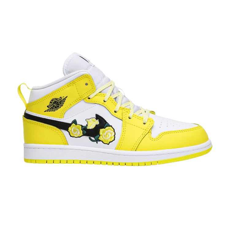 Кроссовки Air Jordan Air Jordan 1 Mid SE PS 'Rose Patch - Dynamic Yellow', желтый
Кроссовки Air Jordan Air Jordan 1 Mid SE PS 'Rose Patch - Dynamic Yellow', желтый