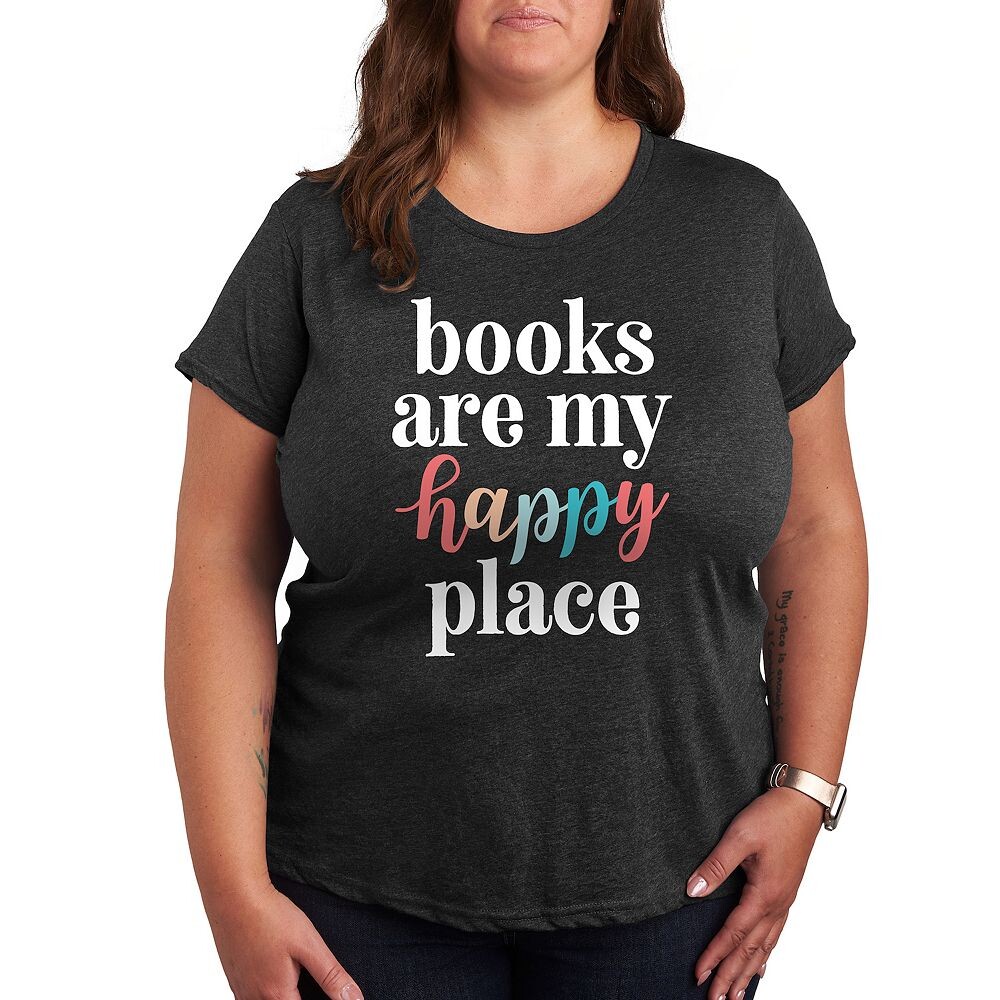 Футболка с рисунком Plus Books Are My Happy Place Licensed Character, цвет Heather Charcoal
Футболка с рисунком Plus Books Are My Happy Place Licensed Character, цвет Heather Charcoal