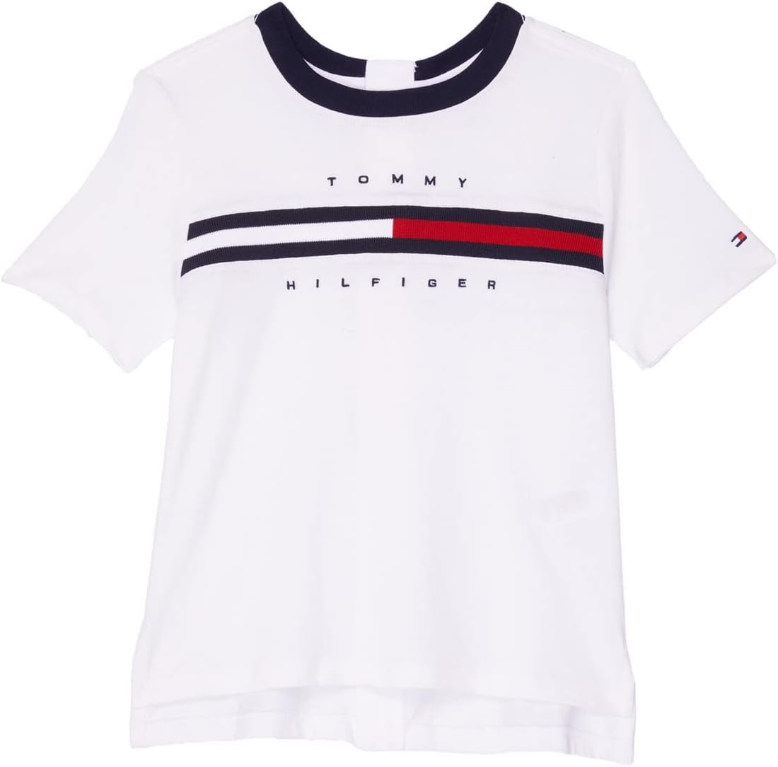 Футболка Tommy Hilfiger Tino для мальчиков с адаптивным сиденьем и застежкой на липучке (для малышей/старших детей), Bright White
Футболка Tommy Hilfiger Tino для мальчиков с адаптивным сиденьем и застежкой на липучке (для малышей/старших детей), Bright White