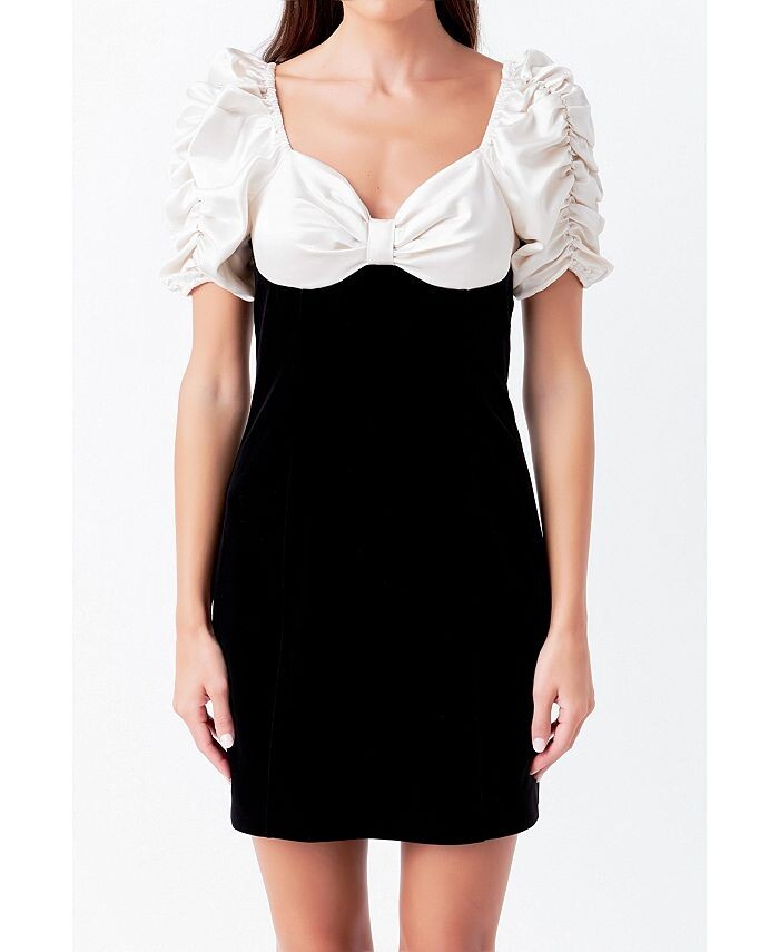 Женское комбинированное мини-платье с вырезом endless rose, черный
Женское комбинированное мини-платье с вырезом endless rose, черный