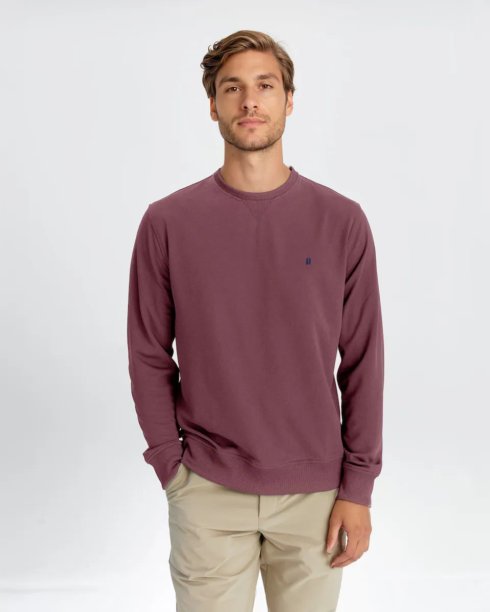 Мужская толстовка с круглым вырезом, не требующая глажки и устойчивая к пятнам Sepiia, гранатовый
Мужская толстовка с круглым вырезом, не требующая глажки и устойчивая к пятнам Sepiia, гранатовый