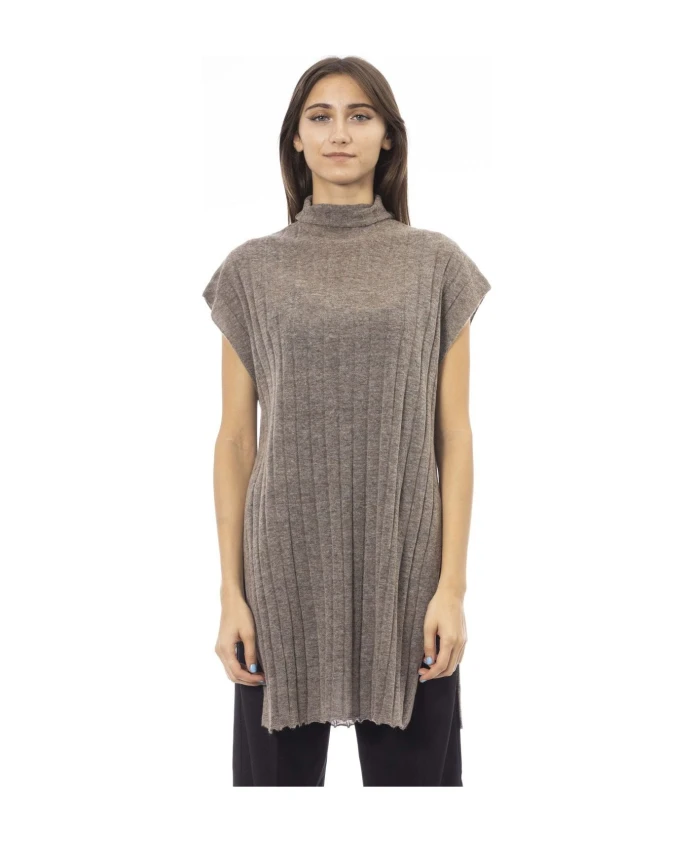 Свитер с высоким воротником - современная элегантность Alpha Studio, коричневый
Свитер с высоким воротником - современная элегантность Alpha Studio, коричневый