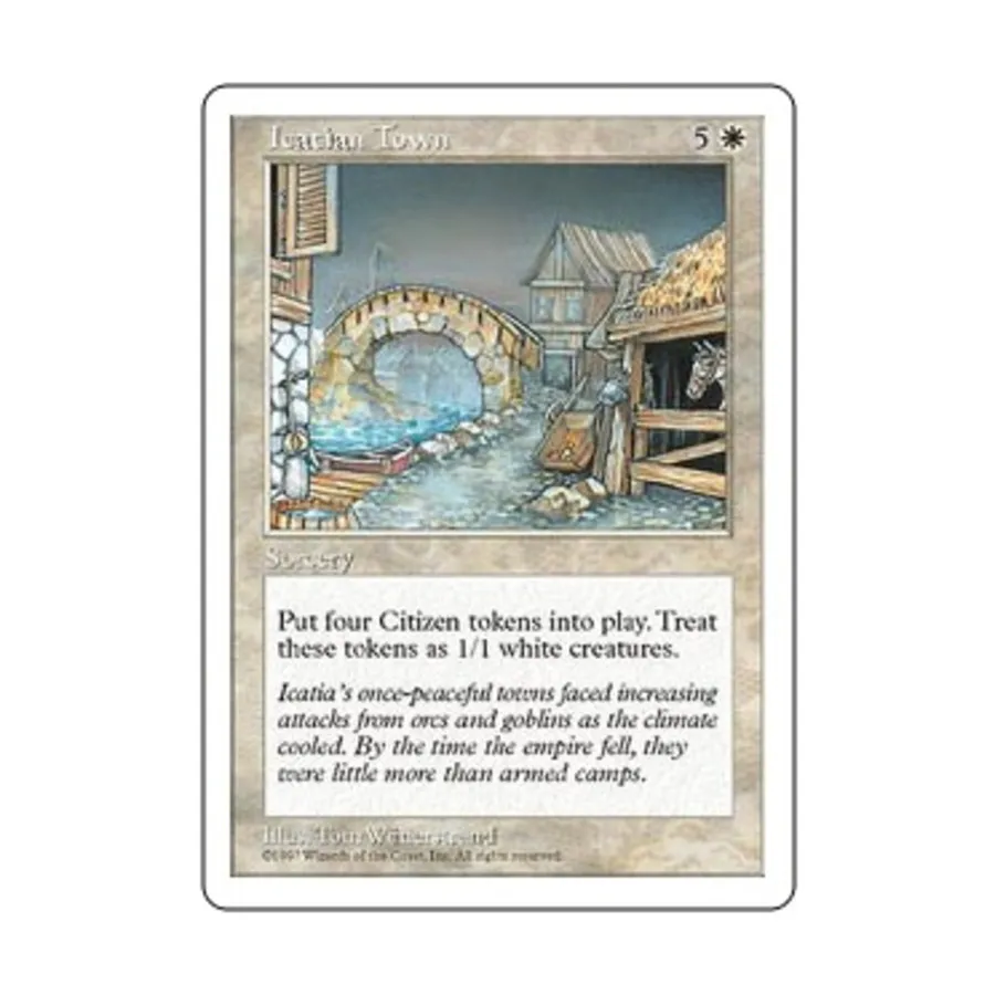 CCG Икатийский город ( клавиша R), MTG - 5th Edition
CCG Икатийский город ( клавиша R), MTG - 5th Edition