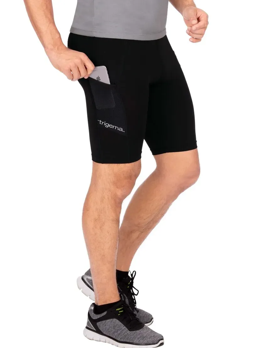 Тренировочные брюки Trigema "Спортивные брюки TRIGEMA с карманом для мобильного телефона" (1 шт.), черный 
Тренировочные брюки Trigema "Спортивные брюки TRIGEMA с карманом для мобильного телефона" (1 шт.), черный