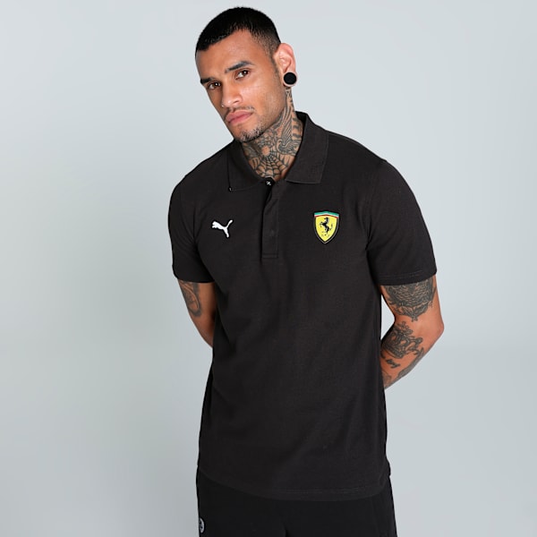 Мужская рубашка-поло Scuderia Ferrari Puma, черный
Мужская рубашка-поло Scuderia Ferrari Puma, черный