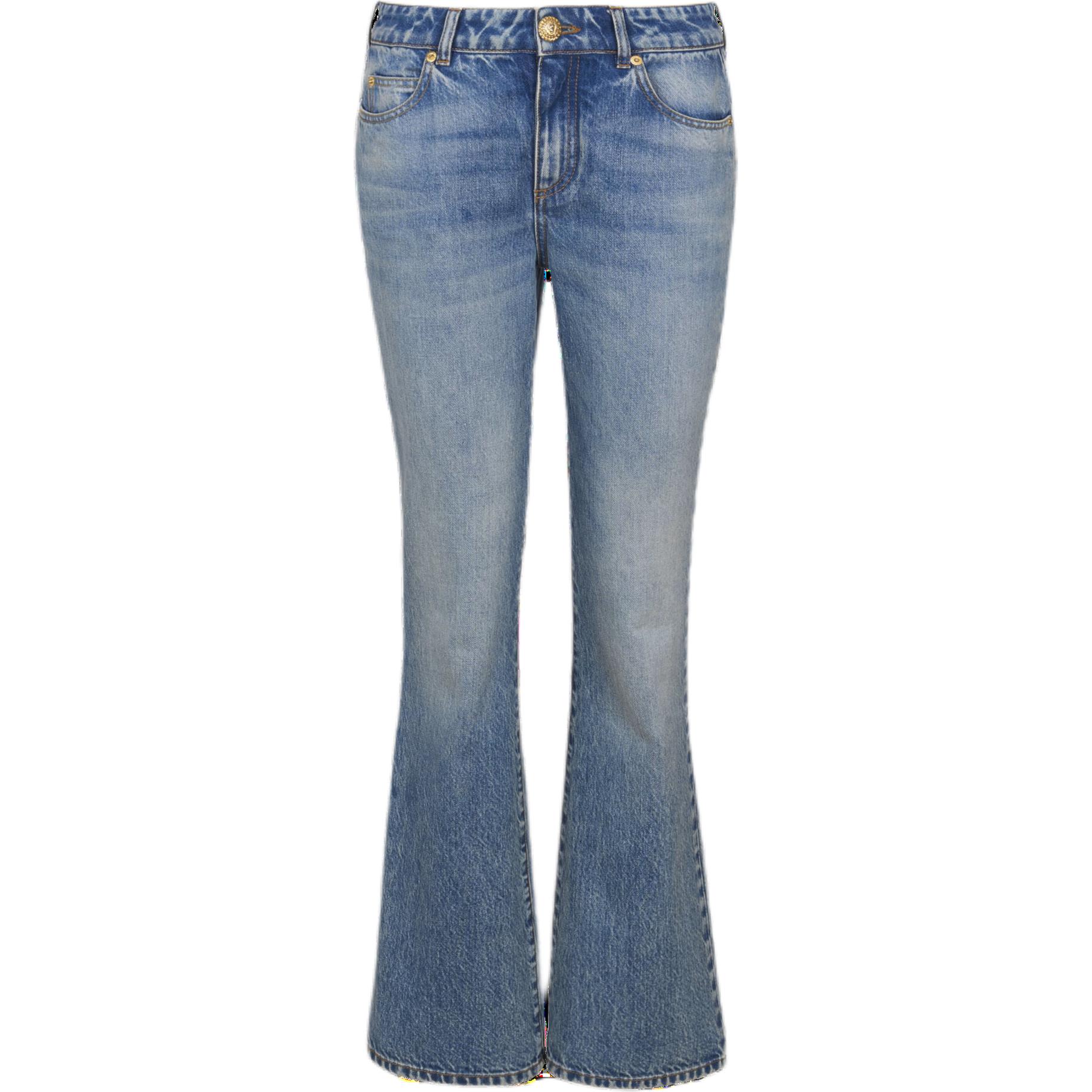 Винтажные расклешенные джинсы BALMAIN, синий
Винтажные расклешенные джинсы BALMAIN, синий