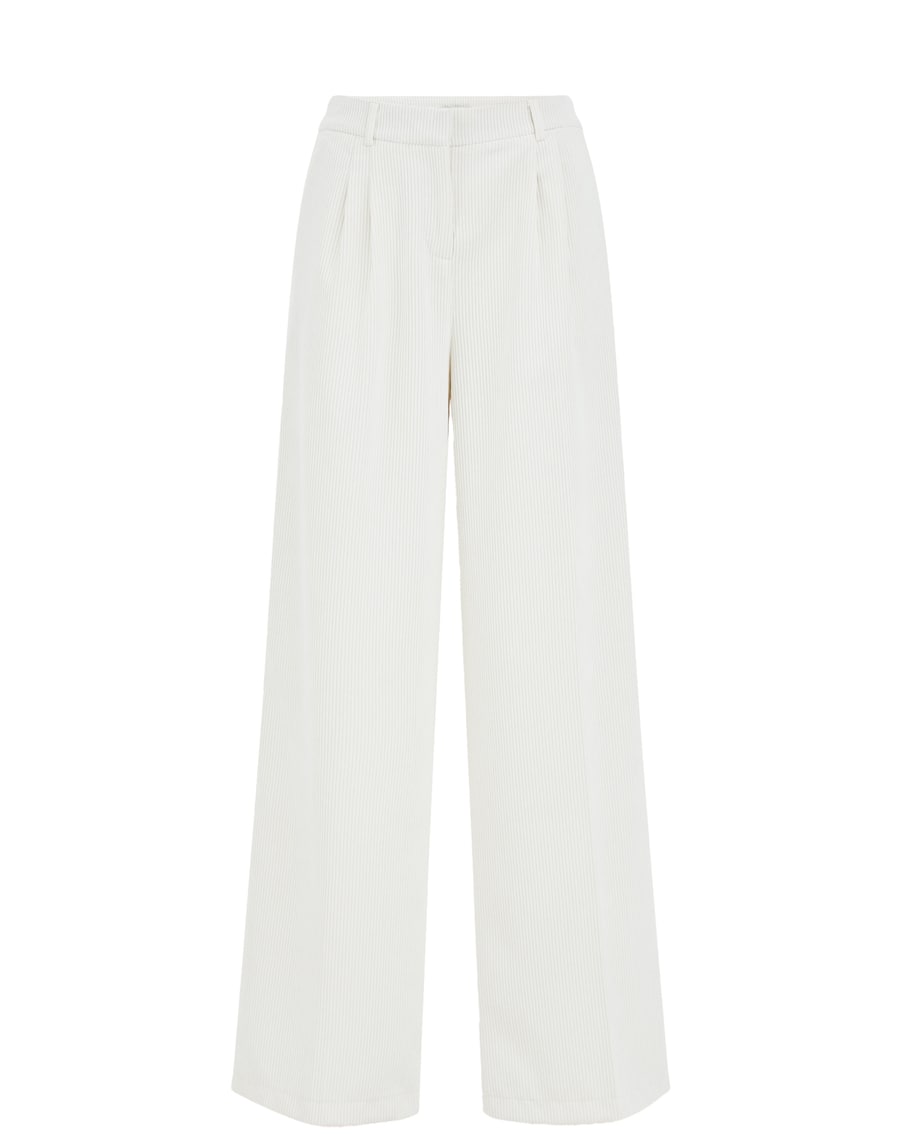 Широкие брюки со складками спереди WE Fashion, от белого
Широкие брюки со складками спереди WE Fashion, от белого